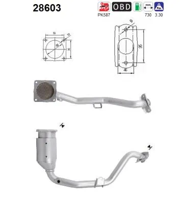 Catalytic Converter Peugeot 307 · Peugeot 307 SW · Peugeot 307 Break