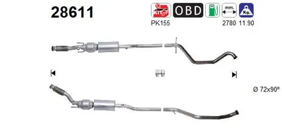 Catalytic Converter Peugeot 407 · Peugeot 407 SW