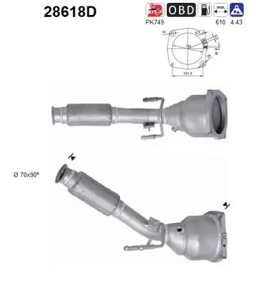 Catalytic Converter Peugeot 407 · Peugeot 407 SW · Citroën C5 II