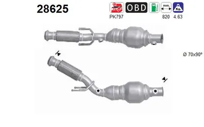 Catalytic Converter Peugeot 206 CC · Peugeot 206 Hatchback · Peugeot 206 SW
