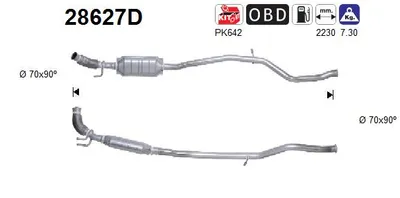 Catalytic Converter Peugeot 206 Hatchback