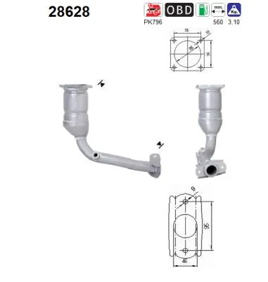 Catalytic Converter Peugeot 206 Hatchback · Peugeot 206 SW · Peugeot 206 Saloon