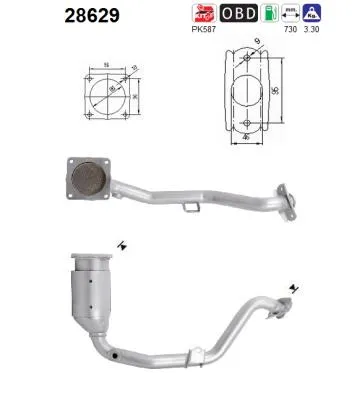 Catalytic Converter Peugeot 307 · Peugeot 307 Saloon · Peugeot 307 SW