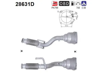Catalytic Converter Fiat SCUDO Bus · Fiat SCUDO Van · Citroën C8