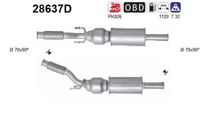 Catalytic Converter Peugeot 407 · Peugeot 407 SW · Peugeot 407 Coupe
