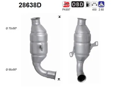 Catalytic Converter Peugeot 206 Hatchback
