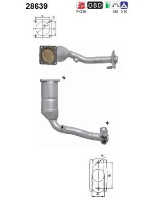 Catalytic Converter Peugeot 206 CC · Peugeot 206 Hatchback · Peugeot 206 SW