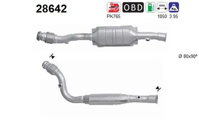 Catalytic Converter Lancia ZETA · Citroën EVASION MPV · Citroën JUMPY I