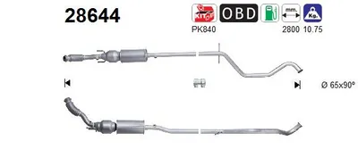 Catalytic Converter Peugeot 407 · Peugeot 407 SW