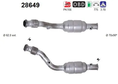 Catalytic Converter Peugeot 307 · Peugeot 307 SW · Peugeot 307 CC