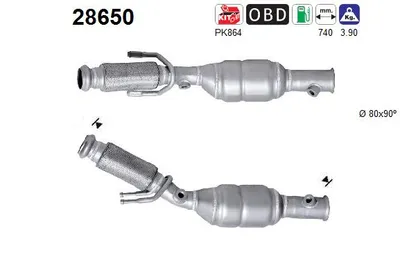 Catalytic Converter Peugeot 307 CC · Citroën C4 Coupe · Peugeot 307