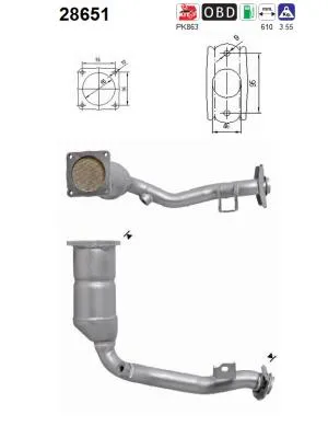 Catalytic Converter Citroën C3 I · Citroën C3 Pluriel · Citroën C2