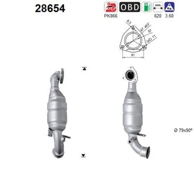 Catalytic Converter Peugeot 207 · Mini MINI · Peugeot 207 CC