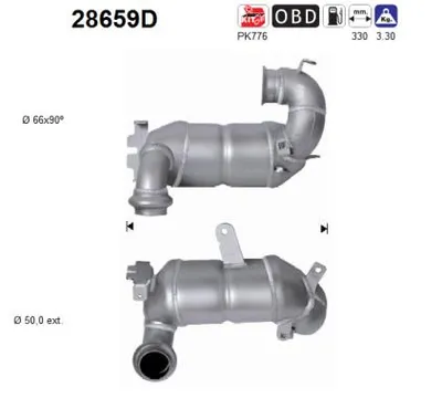 Catalytic Converter Peugeot 407 · Peugeot 407 SW · Citroën C5 II