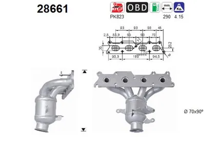 Catalytic Converter Peugeot 407 · Peugeot 407 SW · Peugeot 407 Coupe