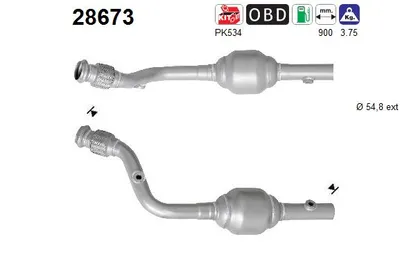 Catalytic Converter Peugeot 807 · Citroën C8