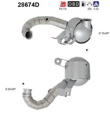 Catalytic Converter Fiat SCUDO Van · Fiat SCUDO Bus · Citroën C8