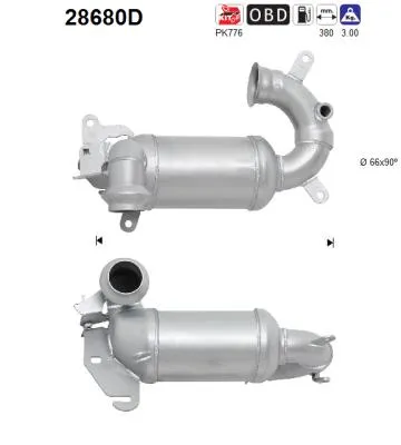 Catalytic Converter Citroën C4 II · Citroën DS4 · Citroën C4 PICASSO I MPV