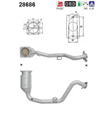 Catalytic Converter Peugeot 307 · Peugeot 307 SW · Peugeot 307 Break