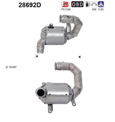 Catalytic Converter Peugeot 5008 · Peugeot 3008 I MPV · Citroën C4 PICASSO II