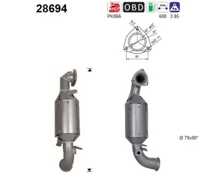 Catalytic Converter Citroën C4 GRAND PICASSO II · Peugeot 508 I · Citroën C4 PICASSO II