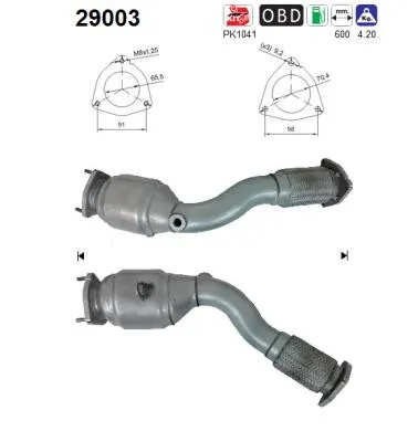 Catalytic Converter Porsche CAYENNE