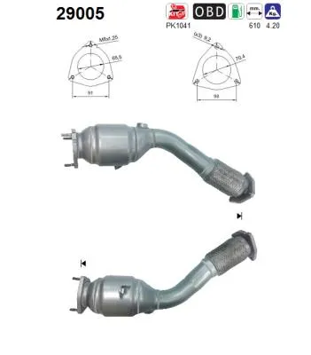 Catalytic Converter Porsche CAYENNE