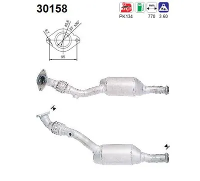 Catalytic Converter Renault KANGOO · Renault CLIO II · Renault KANGOO Express