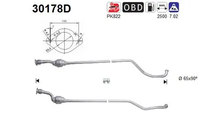 Catalytic Converter Renault VEL SATIS