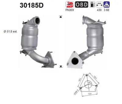 Catalytic Converter Renault MEGANE II · Renault SCÉNIC II · Renault MEGANE II Coupé-Cabriolet