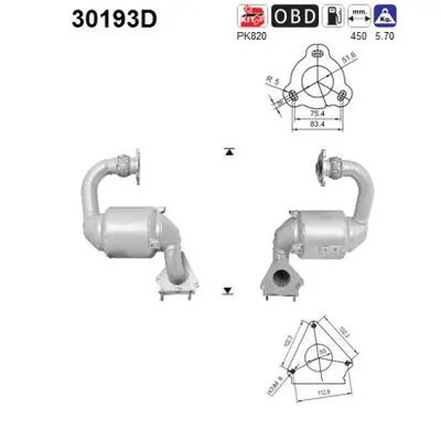Catalytic Converter Renault MEGANE III Hatchback · Renault MEGANE III Grandtour · Renault LAGUNA II
