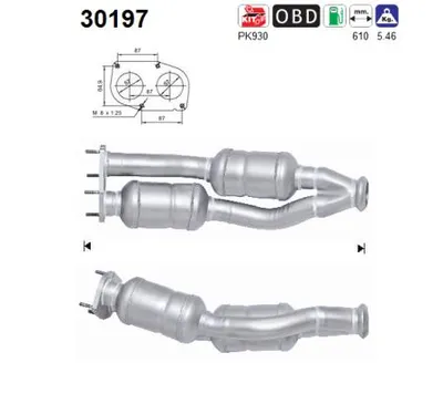 Catalytic Converter Renault LAGUNA II · Renault LAGUNA II Grandtour