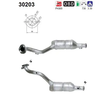 Catalytic Converter Renault TWINGO II