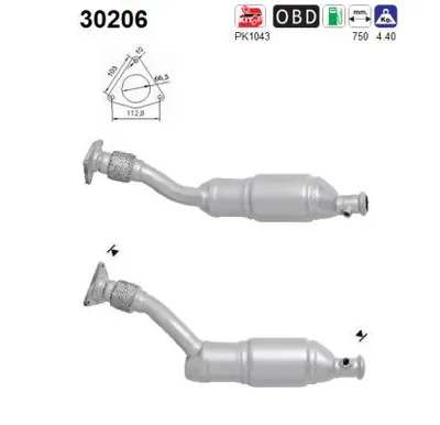 Catalytic Converter Renault KANGOO · Renault KANGOO Express