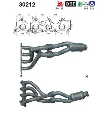 Catalytic Converter Renault CLIO III