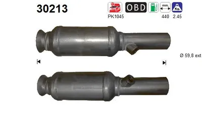 Catalytic Converter Renault CLIO III