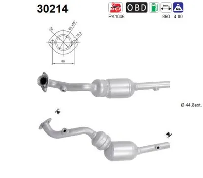 Catalytic Converter Renault CLIO IV · Renault CLIO IV Grandtour · Renault CLIO IV Hatchback Van