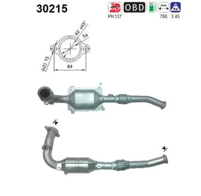 Catalytic Converter Renault KANGOO · Renault CLIO II · Renault KANGOO Express