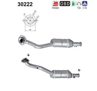 Catalytic Converter Renault TWINGO II · Renault TWINGO II Hatchback Van