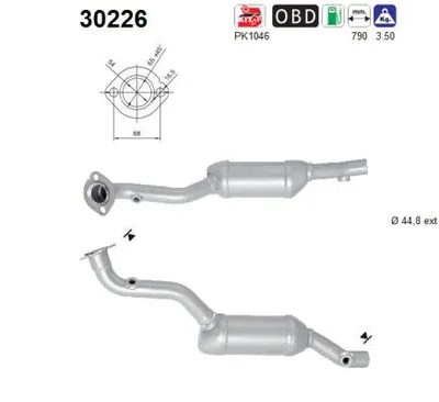 Catalytic Converter Dacia SANDERO · Dacia LOGAN II · Dacia SANDERO II