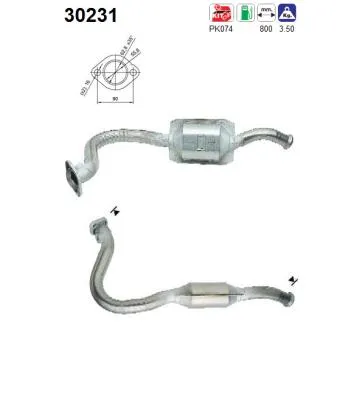 Catalytic Converter Renault TWINGO I · Renault TWINGO I Hatchback Van