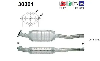 Catalytic Converter Renault SAFRANE I