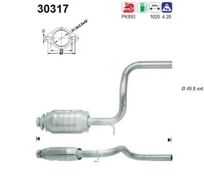Catalytic Converter Renault ESPACE II