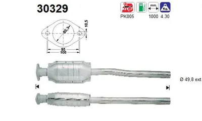 Catalytic Converter Renault LAGUNA I · Renault LAGUNA I Grandtour