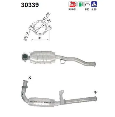 Catalytic Converter Renault MEGANE I · Renault MEGANE I Coach · Renault MEGANE I Classic