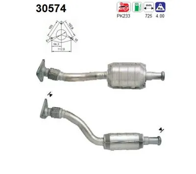 Catalytic Converter Renault CLIO II