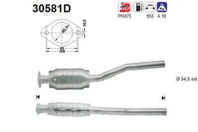 Catalytic Converter Renault LAGUNA I Grandtour · Renault LAGUNA I