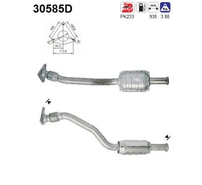 Catalytic Converter Renault LAGUNA I · Renault LAGUNA I Grandtour
