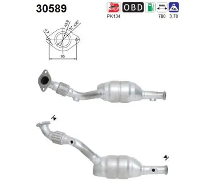 Catalytic Converter Renault KANGOO · Renault CLIO II · Renault KANGOO Express