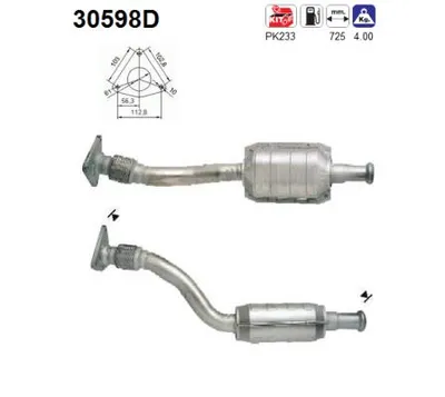 Catalytic Converter Renault CLIO II · Renault KANGOO